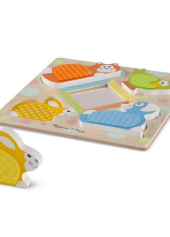 Развивающая игрушка Зеркальный формовой пазл с пушистыми домашними животными (MD1898) Melissa&Doug Зеркальный формовой пазл с пушистыми домашними жив (203969259)