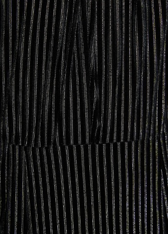Черное кэжуал платье KOTON в полоску