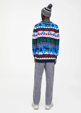 Блакитний демісезонний джемпер джемпер Pull & Bear