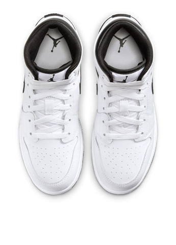 Кроссовки AIR 1 MID (GS) DQ8423-132 Jordan AIR 1 MID (GS) белые демисезоны (296119811)