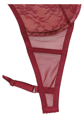 Темно-червоний балконет бюстгальтер Hunkemoller з кісточками поліамід, мереживо