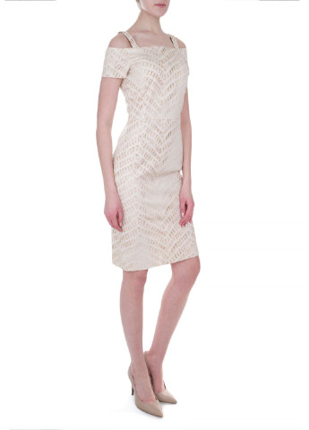 Бежева кежуал плаття, сукня Marc Aurel з абстрактним візерунком