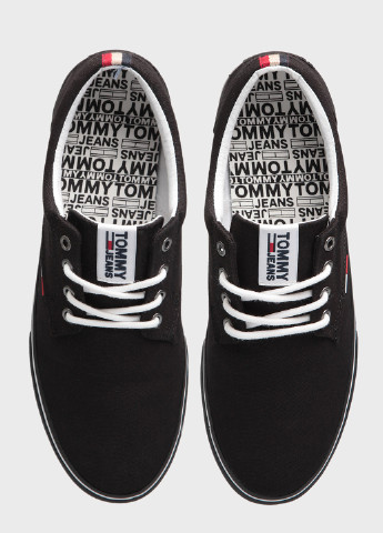Черные спортивные туфли Tommy Hilfiger на шнурках
