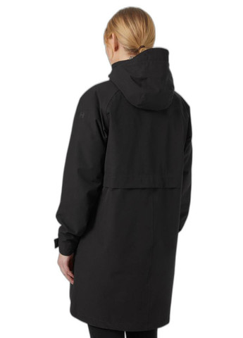 Чорна демісезонна куртка 53652-990 Helly Hansen MONO MATERIAL INS RAIN COAT