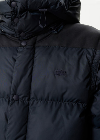 Темно-синяя демисезонная куртка Lacoste