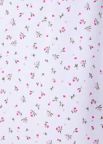 Белая кэжуал цветочной расцветки юбка Jennyfer клешированная