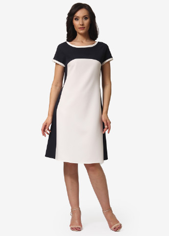 Чорно-білий кежуал сукня, сукня а-силует Alika Kruss однотонна
