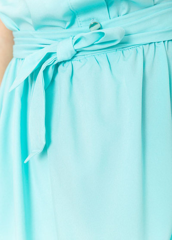 Мятное кэжуал платье Ager однотонное