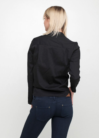 Черная демисезонная блуза RB Jeans