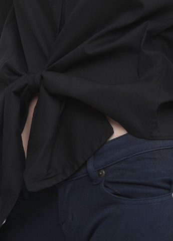 Черная демисезонная блуза RB Jeans
