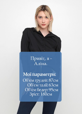 Чорна блуза RB Jeans