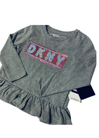 Сірий костюм DKNY