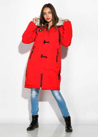 Красная зимняя куртка Time of Style