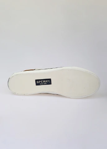 Светло-бежевые кеды Sperry