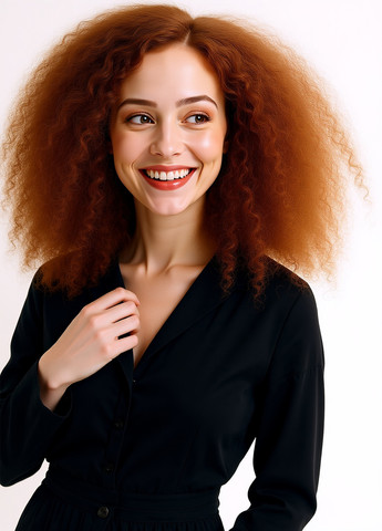 Черное кэжуал платье на запах Reserved однотонное