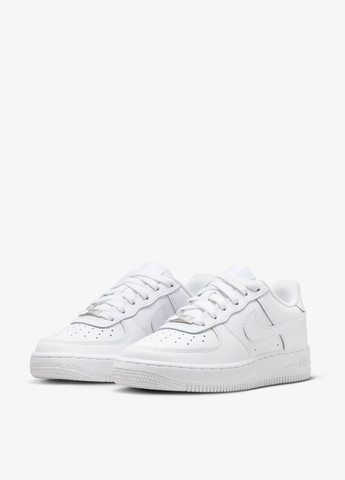 Білі всесезонні кросівки Nike AIR FORCE 1 LE (GS)