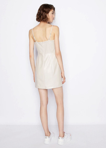 Світло-бежева кежуал сукня сукня-комбінація Armani Exchange з логотипом