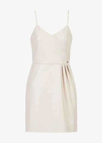 Світло-бежева кежуал сукня сукня-комбінація Armani Exchange з логотипом