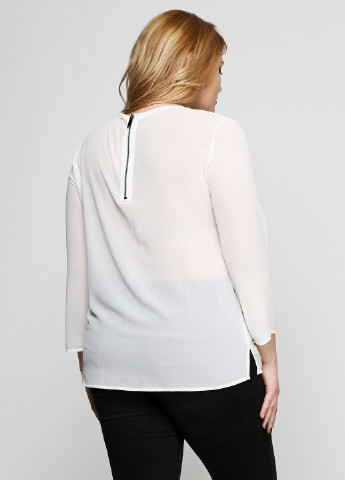 Молочная демисезонная блуза Silvian Heach