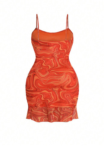 Комбінована кежуал сукня футляр SHEIN тай-дай