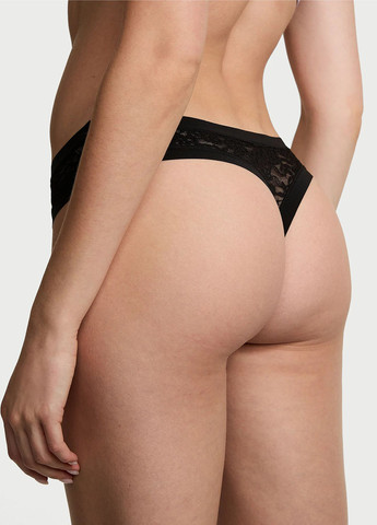 Чорний демісезонний комплект (бюстгальтер, трусики) Victoria's Secret