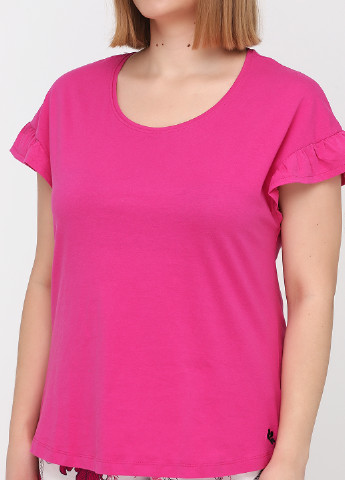 Малиновая всесезон пижама (футболка, бриджи) футболка + бриджи Esmara