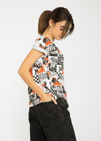 Комбинированная летняя футболка Reporter Young