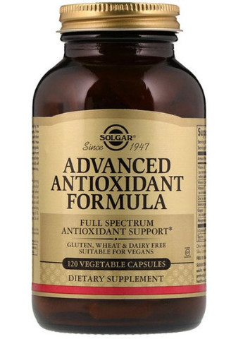Advanced Antioxidant Formula 120 Veg Caps Solgar (256380185)