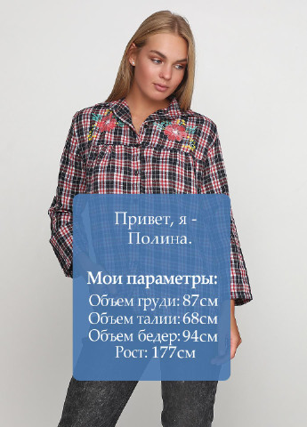 кэжуал рубашка в клетку Red Queen