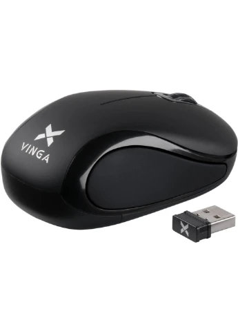 Мишка MSW-907 black Vinga (253545753)
