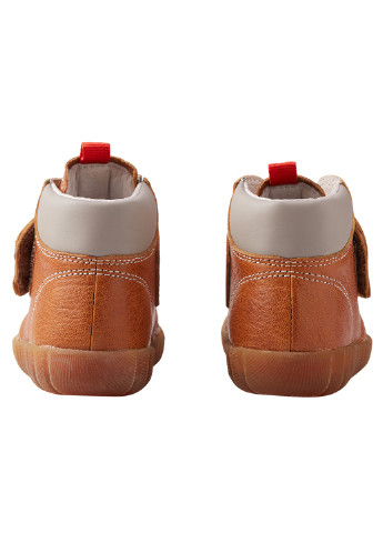Коричневые осенние ботинки на липучках Reima