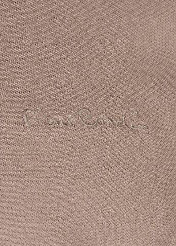 Бежевая футболка-поло для мужчин Pierre Cardin с логотипом