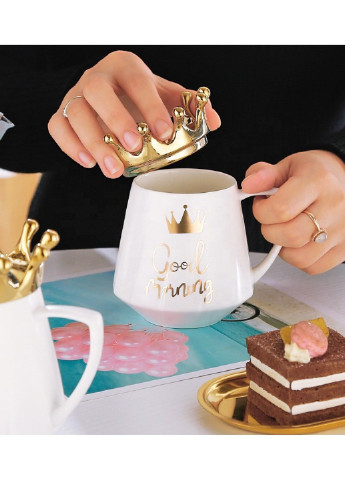 Кружка з кришкою Good morning 6821 350 мл Power (254454484)