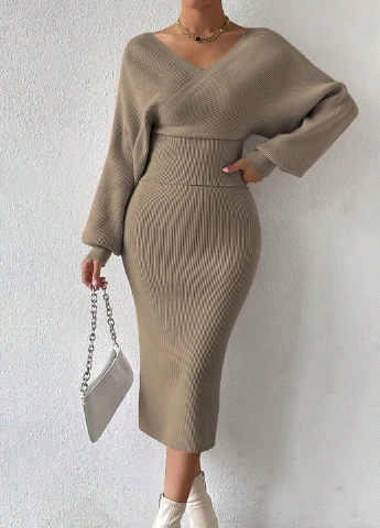 Костюм (пуловер, спідниця) SHEIN (302435059)