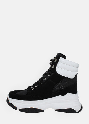 Зимние ботинки rf01125 черный Favi из натуральной замши