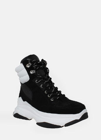 Зимние ботинки rf01125 черный Favi из натуральной замши