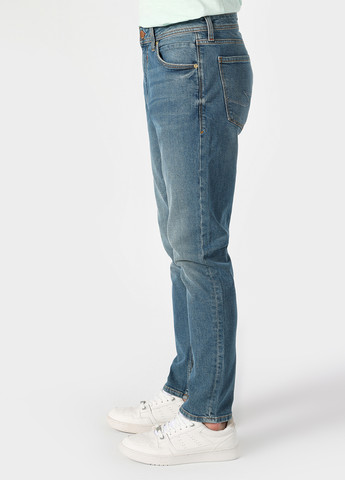 Серо-синие демисезонные зауженные джинсы Colin's