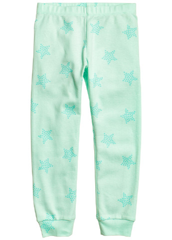 Салатовая всесезон пижама (свитшот, брюки) H&M