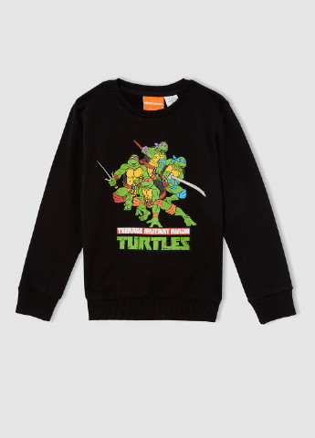 DeFacto teenage mutant ninja turtles черный кэжуал хлопок