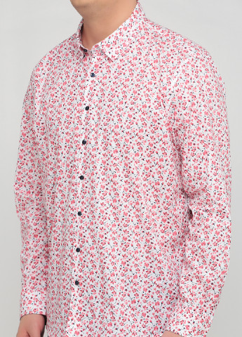 Белая кэжуал рубашка с цветами Benson & Cherry