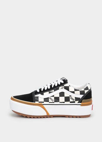 Черно-белые кеды Vans VN0A4U15VLV1