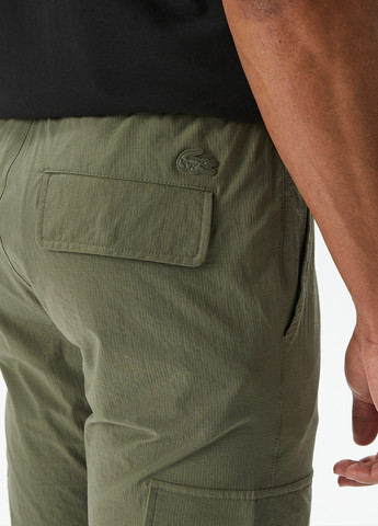 Хаки кэжуал демисезонные джоггеры, карго брюки Lacoste