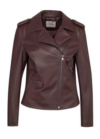 Темно-коричнева демісезонна куртка косуха Orsay