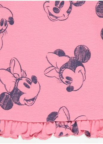 Рожевий демісезонний комплект (футболка, шорти) George