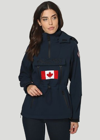 Темно-синяя демисезонная куртка Canadian Peak