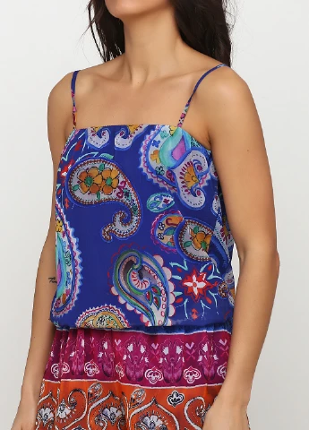 Комбинезон Desigual турецкие огурец синий денил