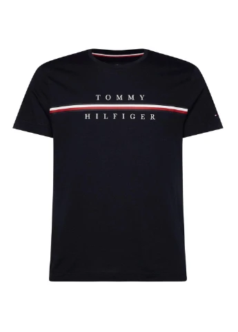 Темно-синяя футболка Tommy Hilfiger