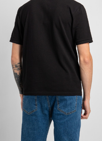 Чорна чорна футболка-поло з логотипом Nasa