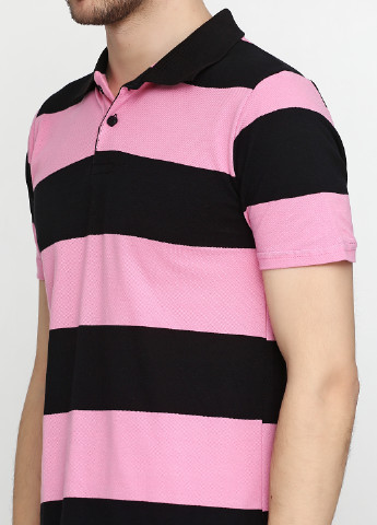 Розовая футболка-поло для мужчин West Wint в полоску