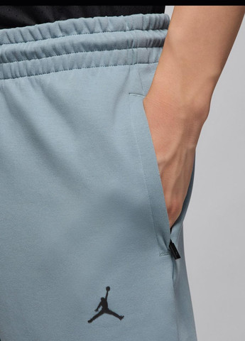 Серо-голубые спортивные, кэжуал демисезонные джоггеры брюки Jordan